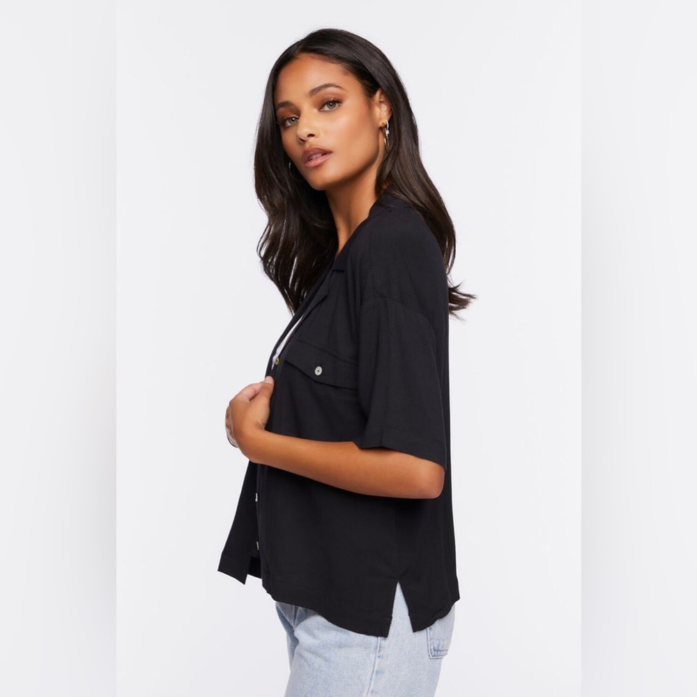 Boxy Button Down Shirt - Picture 4 of 6